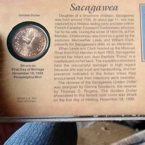 Sacagawea gold dollar rare Glenna Goodacre